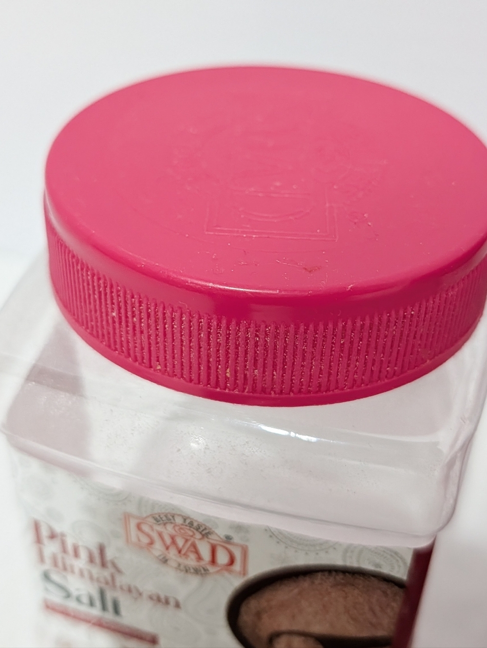 Lot of 3 Empty Swad Pink Himalayan Salt Plastic Storage Jars - Picture 3 of 7